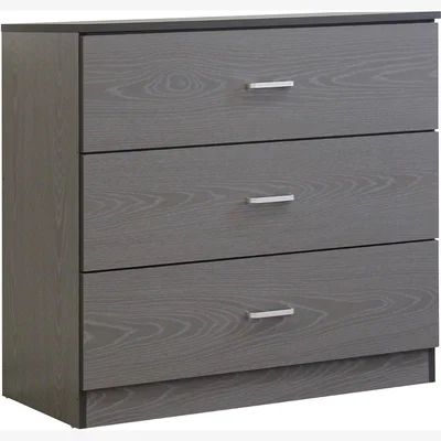 The Range Felix 3 Drawer Chest - grey