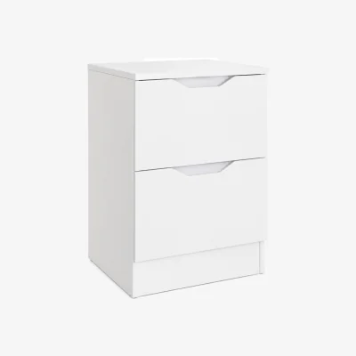The Range Modern 2 Drawer Chest of Drawers - White