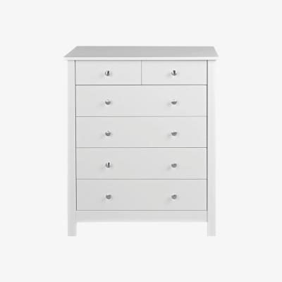 The Range Florence 6-Drawer Chest - White