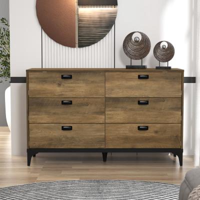The Range Truro 6 Drawer Chest - Knotty oak