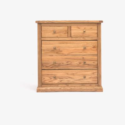 The Range Salerno 23 Drawer Chest of Drawers - Light wood / Antique Brass