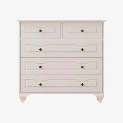 The Range ANNE 5 White Chest Of Drawers - White