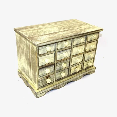 The Range White Storage Drawers - Light Brown
