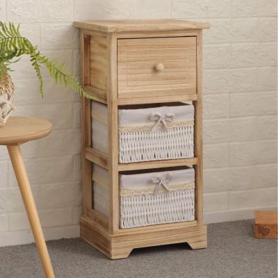 The Range Home Source Reydon Oak Chest with White Drawers  - Natural / 3.8kg
