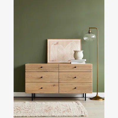 Rose & Grey Otsu Wooden Chest of Drawers