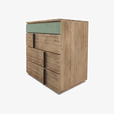 Sofa.com Amalfi Upholstered Bedside Chest of Drawers in Miami - sofa.com