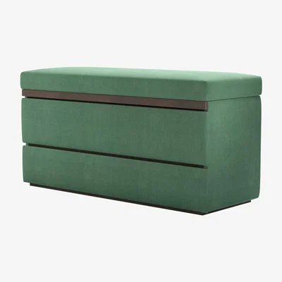 Sofa.com Hardy Bedside Chest of Drawers in Celadon Easy Cotton