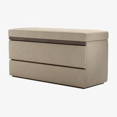 Sofa.com Hardy Bedside Chest of Drawers in Shearling Hygge Chunky Weave