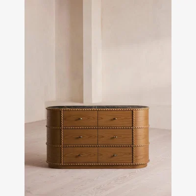 Soho Home Pietro Six Drawer, Michelangelo Marble