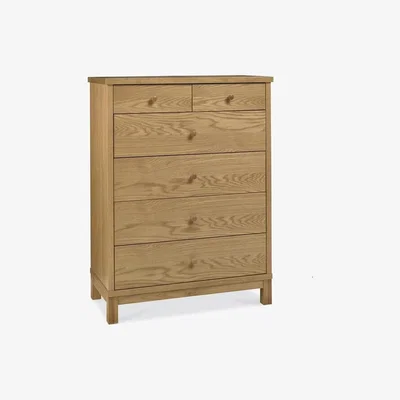 Teddy Beau Bentley Atlanta 4+2 Drawers Oak Chest of Drawers