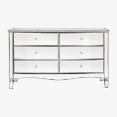 Teddy Beau Birlea Elysee 6 Drawer Wide Chest