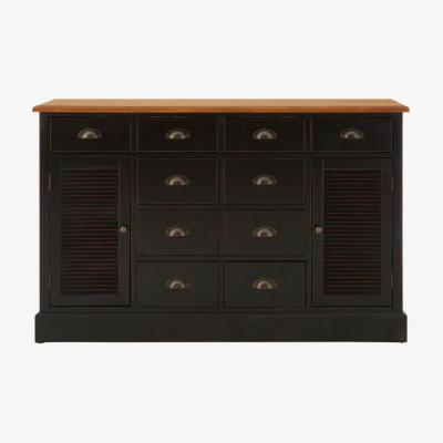 Teddy Beau Teddy's Collection Multi Drawer Black Cabinet
