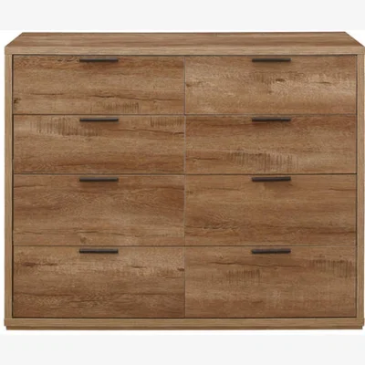 Teddy Beau Birlea Stockwell Merchant Chest Rustic Oak Effect
