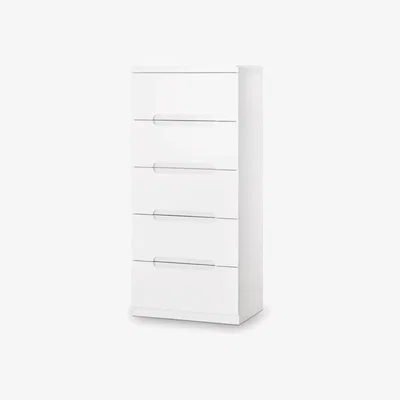 Teddy Beau Julian Bowen Manhattan Narrow 5 Drawer Chest of Drawers