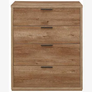 Teddy Beau Birlea Stockwell 4 Drawer Chest Rustic Oak Effect