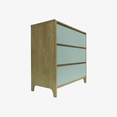 Teddy Beau Teddy's Collection Blade Chest Of Drawers Grey And Oak