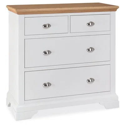 Teddy Beau Bentley Hampstead 2+2 Drawer Two Tone Chest of Drawers