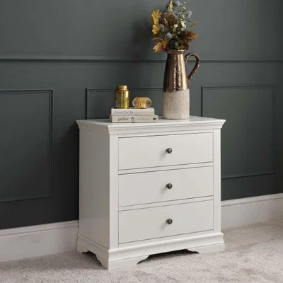 Woods Furniture Didcot 3 Drawer Chest - White