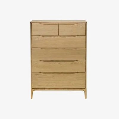 Woods Furniture Ercol 3284 Rimini 6 Drawer Tall Wide Chest