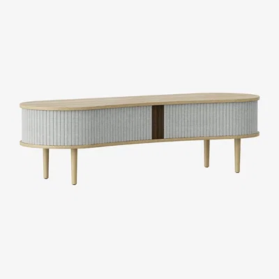 Amara UMAGE - Audacious TV Bench - Silver Grey
