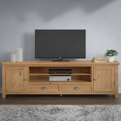 Arighi Bianchi Medway Oak Extra Large TV Unit