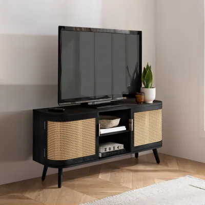 Arighi Bianchi Arlington Small TV Unit, Black
