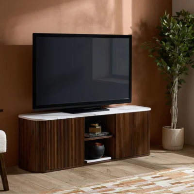 Arighi Bianchi Rosalia Large TV Unit, Walnut