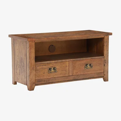 Barker and Stonehouse New Frontier Mango Wood Plasma TV Stand | Barker & Stonehouse