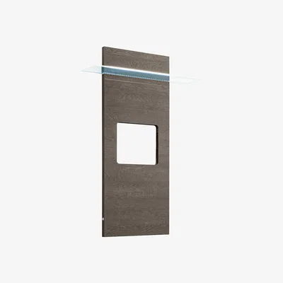 Barker and Stonehouse Vinci TV Wall Panel, 776 Wood | Barker & Stonehouse
