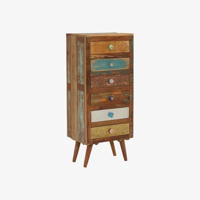 Barker and Stonehouse Little Tree Furniture Shimla Eclectic 6 Drawer Multi Chest