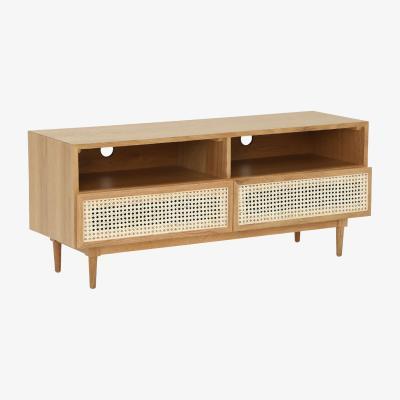 Barker and Stonehouse Hague Small 2 Drawer TV Unit, Natural