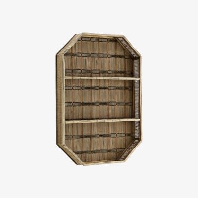 Barker and Stonehouse Rectangular Bamboo Shelf, Dark Brown