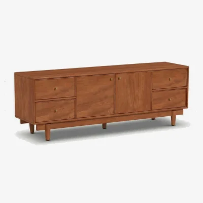 Barker and Stonehouse Sendai Tv Unit 160X40X55Cm, Acacia Wood | Barker & Stonehouse