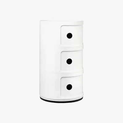 Barker and Stonehouse Kartell Componibili 3 Drawer Storage Unit, White