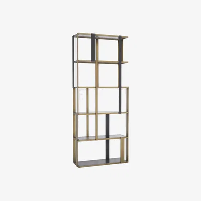 Barker and Stonehouse Eichholtz Cabinet Clio 100X37X240, Gold Metal | Barker & Stonehouse