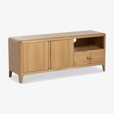 Barker and Stonehouse Maddison TV Unit, Neutral Oak | Barker & Stonehouse