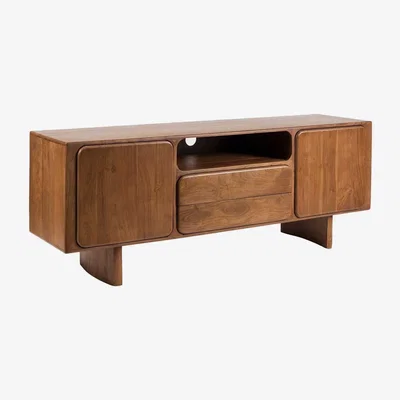 Barker and Stonehouse Zerina TV Unit 175x44x65, Acacia Wood | Barker & Stonehouse
