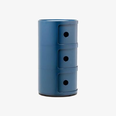 Barker and Stonehouse Kartell Componibili 3 Drawer Storage Unit, Blue