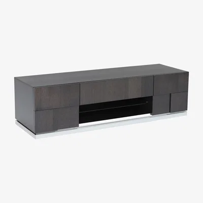 Barker and Stonehouse Borgia TV Unit, Grey Gloss | Barker & Stonehouse