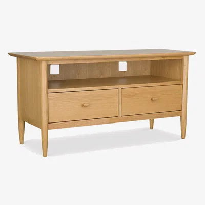 Barker and Stonehouse Ercol Teramo TV Unit, Neutral Oak | Barker & Stonehouse