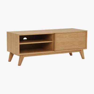 Barker and Stonehouse Lund 1 Door Oak TV Cabinet, 776 Oak Wood | Barker & Stonehouse