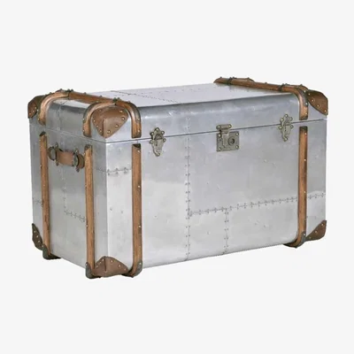 Barker and Stonehouse Timothy Oulton Globetrekker Trunk, Aero