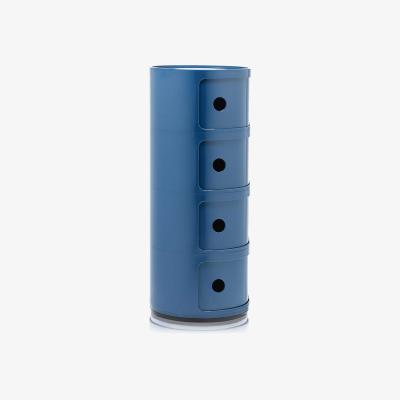 Barker and Stonehouse Kartell Componibili 4 Drawer Storage Unit, Blue
