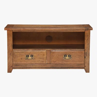 Barker and Stonehouse New Frontier Mango Wood Plasma TV Stand