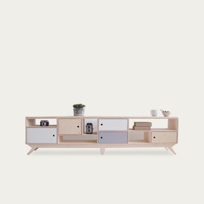 Bombinate.com Natural Drupal Long TV Unit