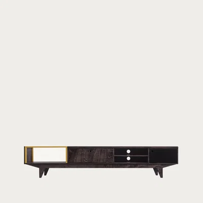 Bombinate.com Ebony Zola Lit TV Unit
