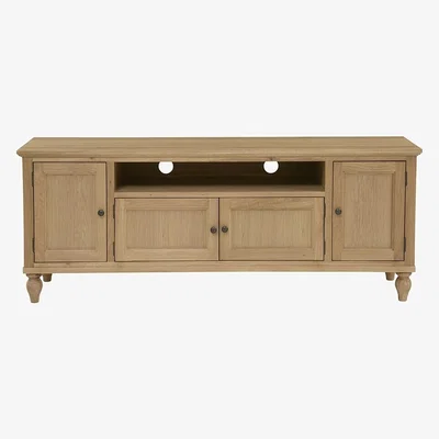 The Cotswold Company Elkstone Oak Low and Wide TV Unit Up to 70"