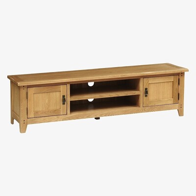 The Cotswold Company Oakland Low Wide TV Unit - up to 80"