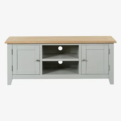 The Cotswold Company Chester Dove Grey Widescreen TV Unit - Up to 65"