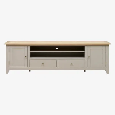 The Cotswold Company Chester Stone Extra Large TV Stand - Up to ''99